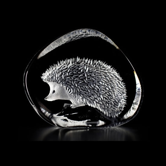Hedgehog Crystal Figurine