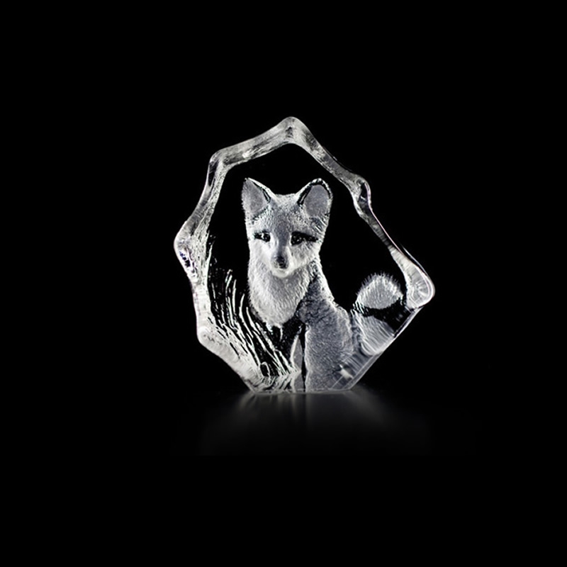Mini Crystal Fox Figurine