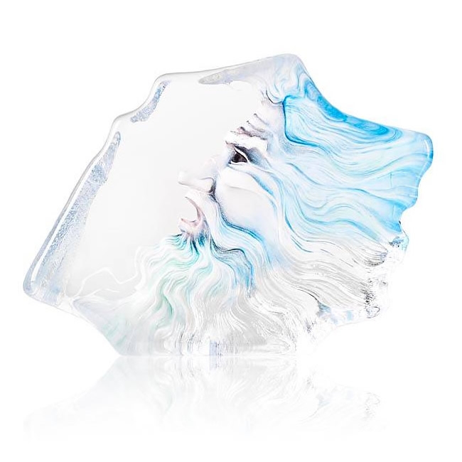 Poseidon Crystal Modern Sculpture