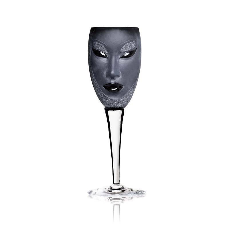 Electra Wine Glass  From The MASQ Tableware Collection Black