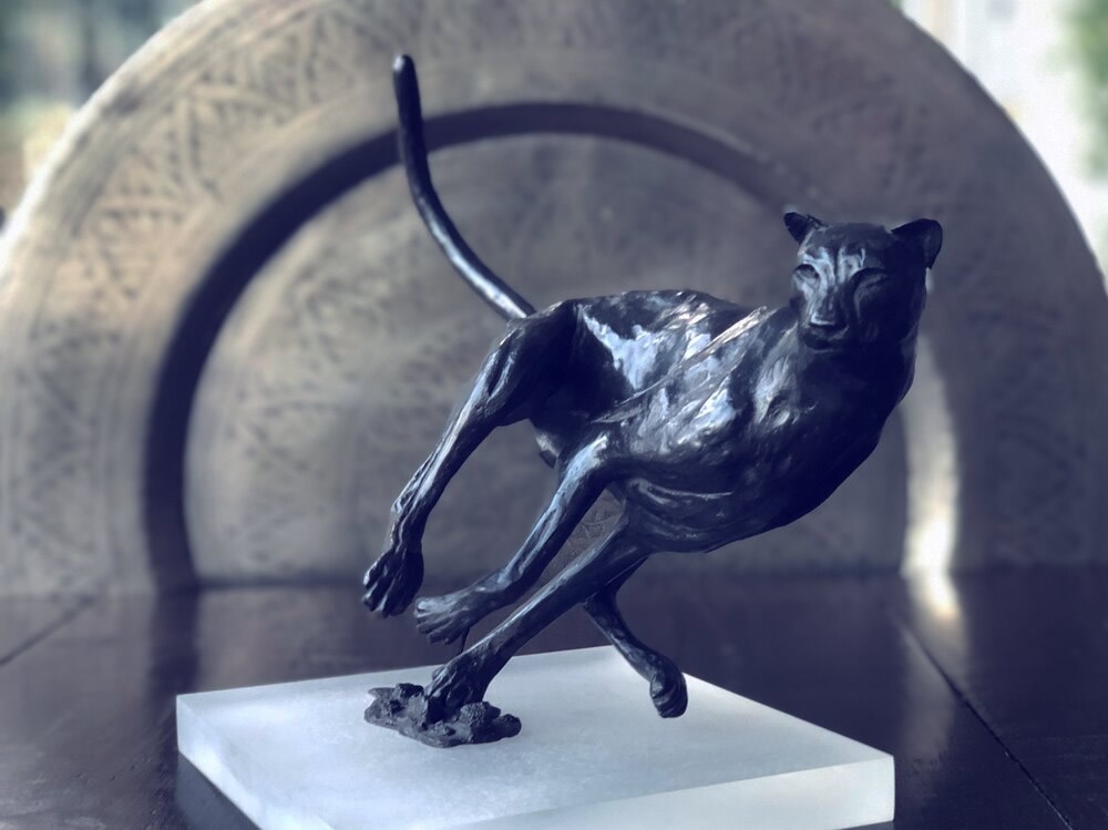The Chase-Cheetah Sculpture