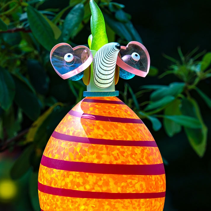 Elton Weird Birds Glass Sculpture