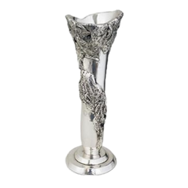 Small Silver Cup Flower Vase
