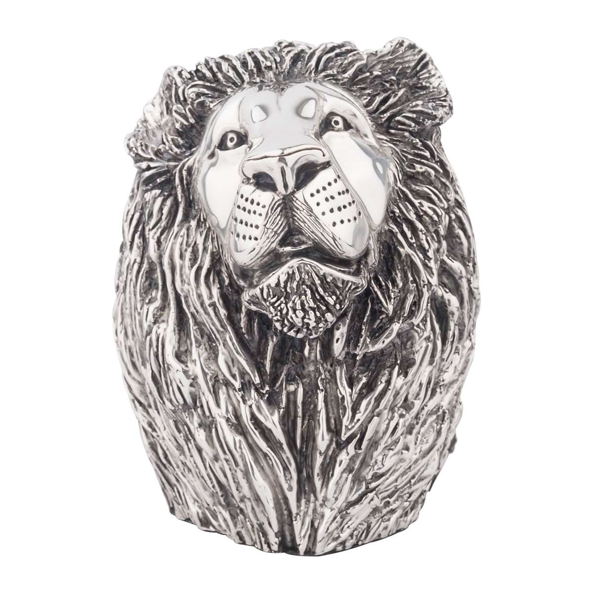 Silver Lion Bookend