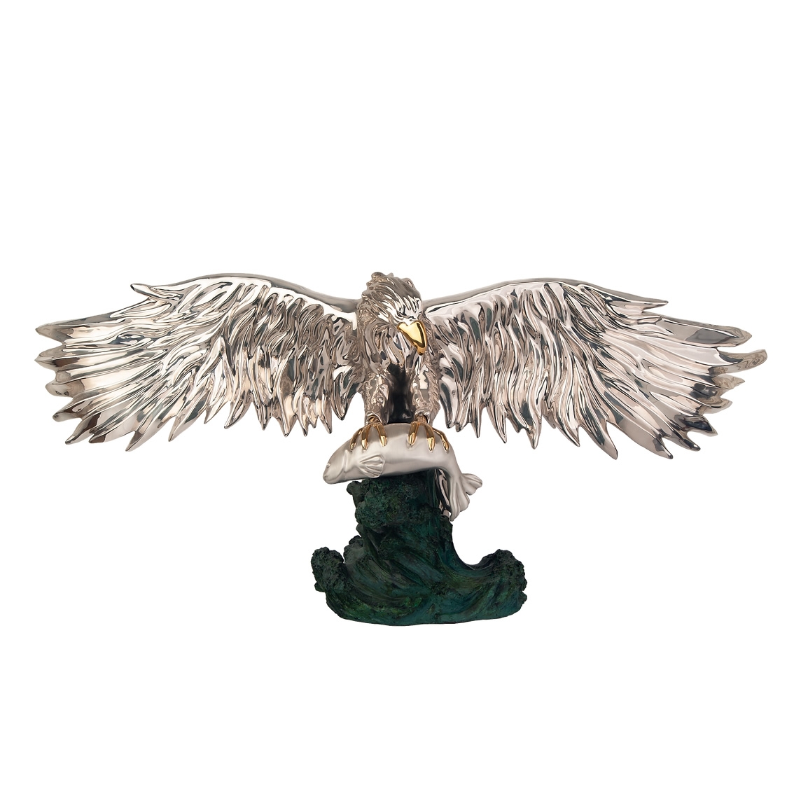 Silver Eagle Sculpture