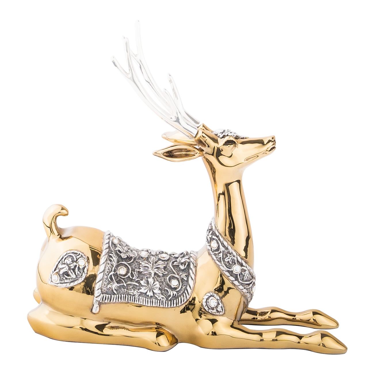 Gold Thai Deer Sculpture