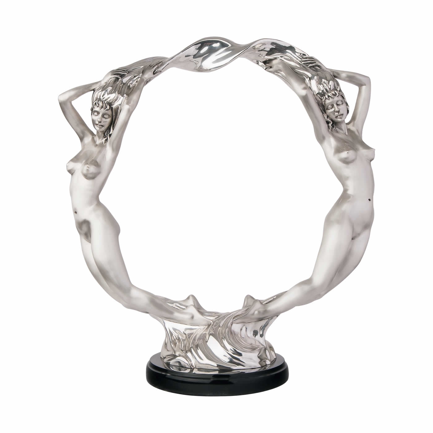 Sublimation Silver Women Sculpture
