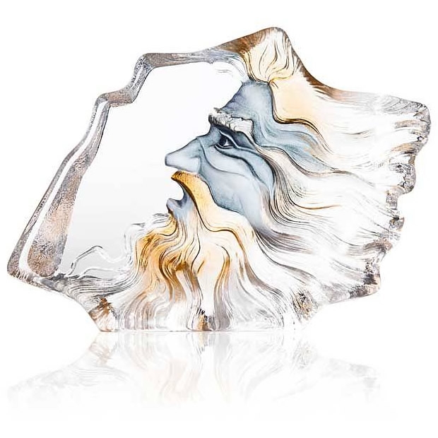 Poseidon Crystal Modern Sculpture Limited Edition