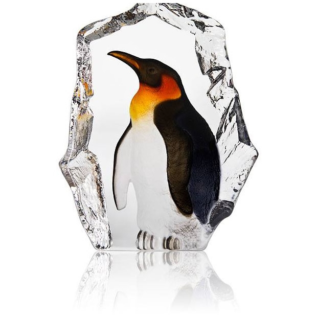 Empreror Penguin Crystal Sculpture
