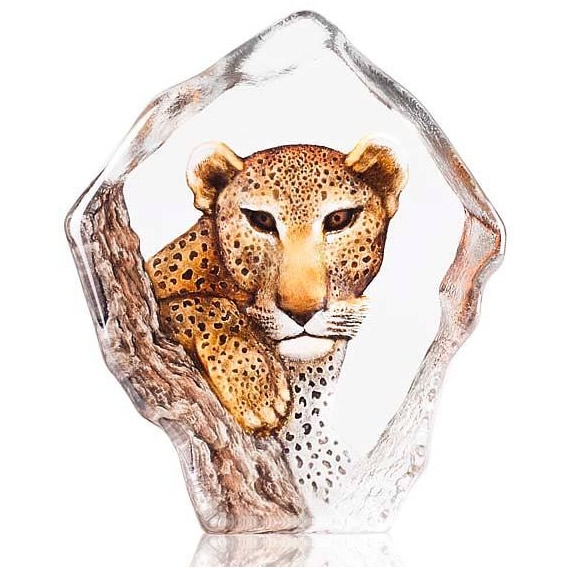 Leopard Crystal Sculpture Limited Edition 