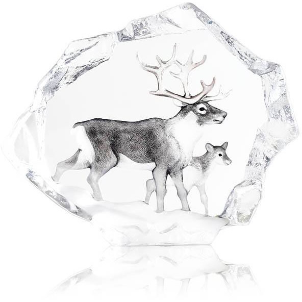 Reindeer Crystal Sculpture Limited Edition 