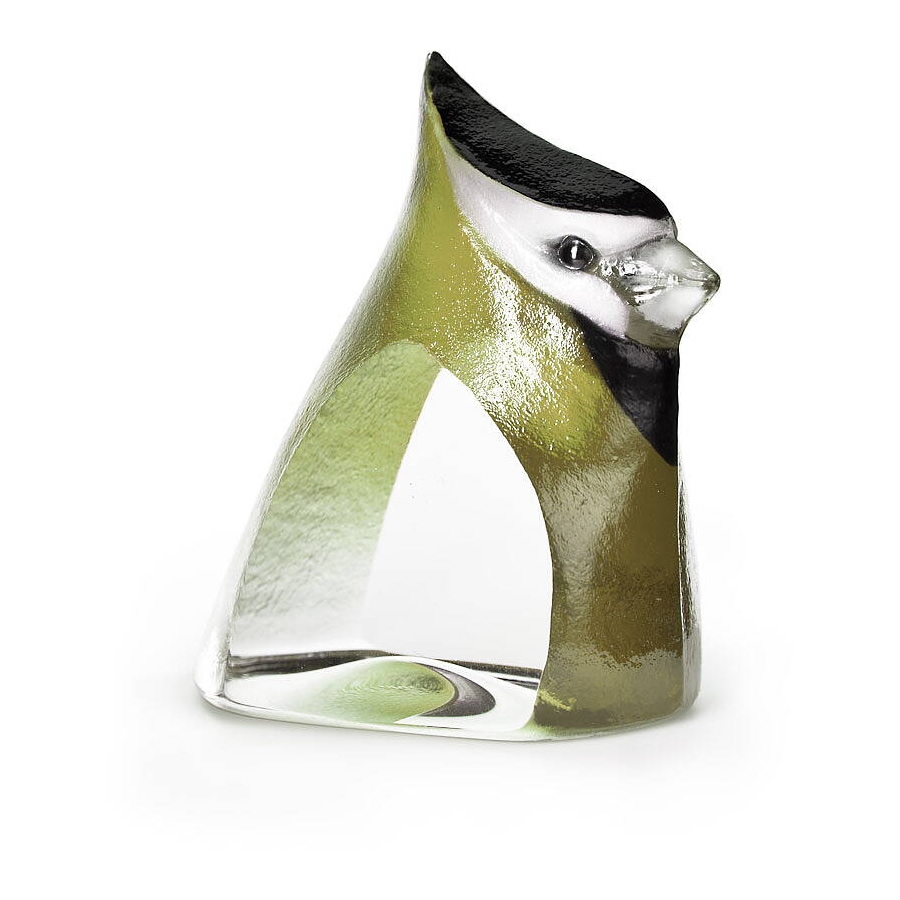 Abstract Bird Crystal Sculpture Green