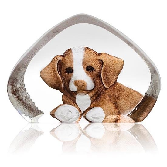 Beagle Dog Crystal Sculpture Mini