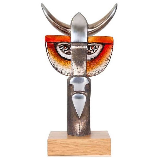 Taurus Bull Sculpture by Mats Jonasson Limited Edition 