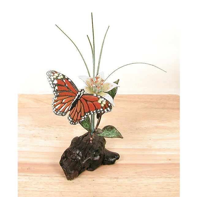 Monarch Butterfly Tabletop Sculpture Small
