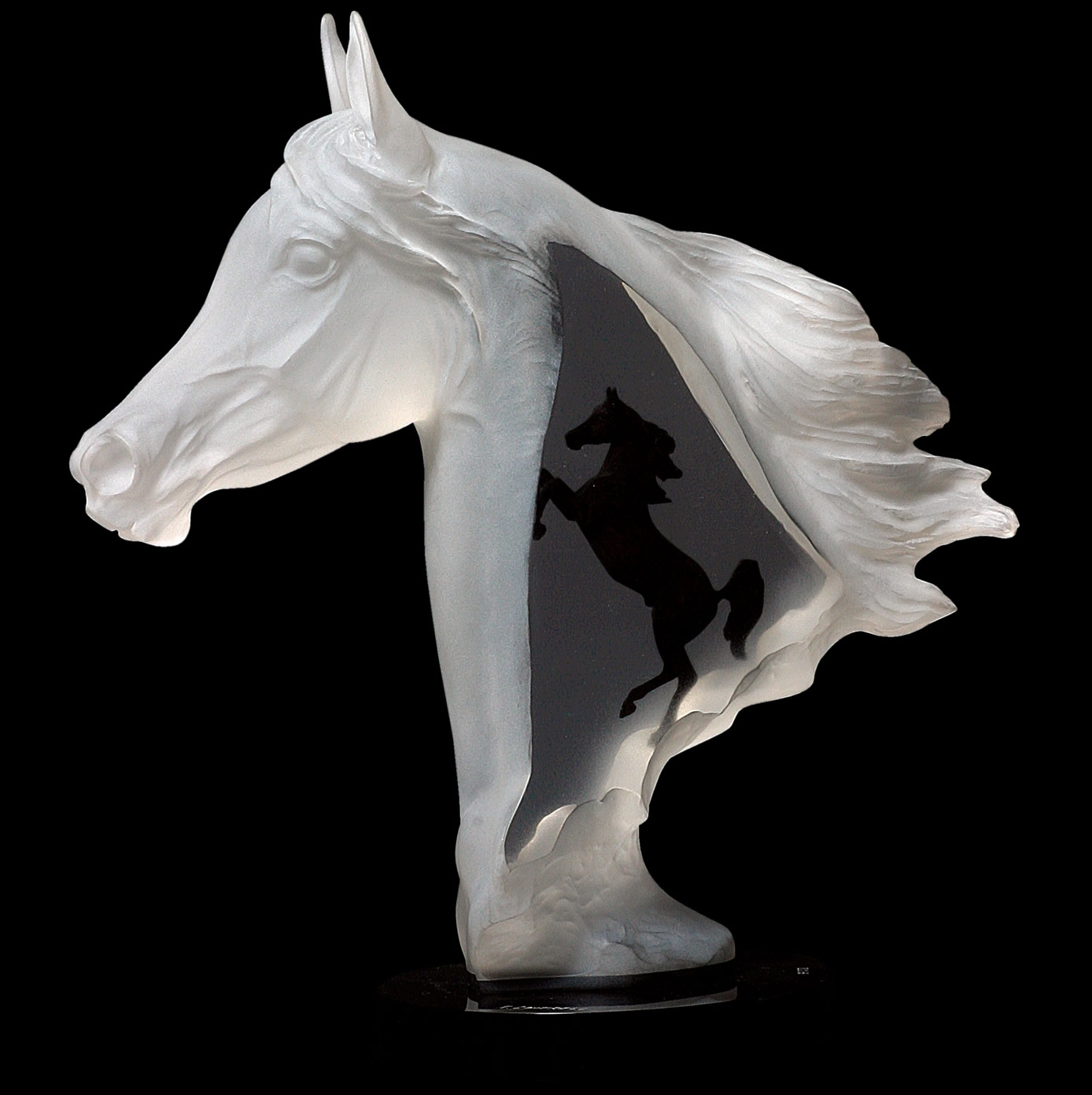 Royal Arabian Horse Sculpture by Kitty Cantrell