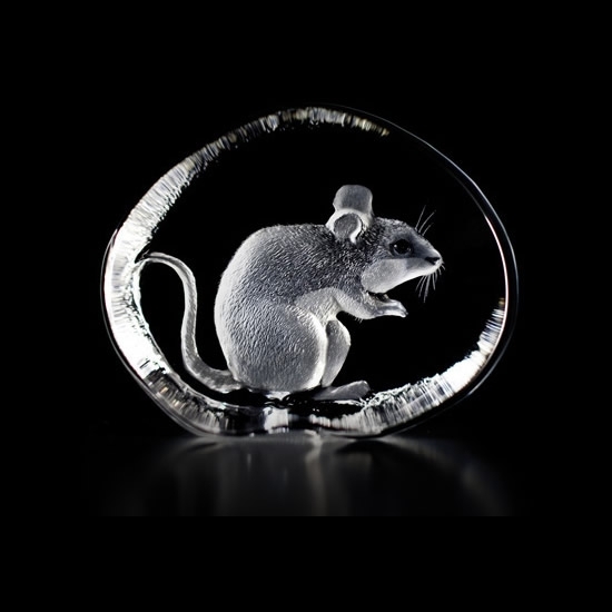 Mouse Crystal Figurine