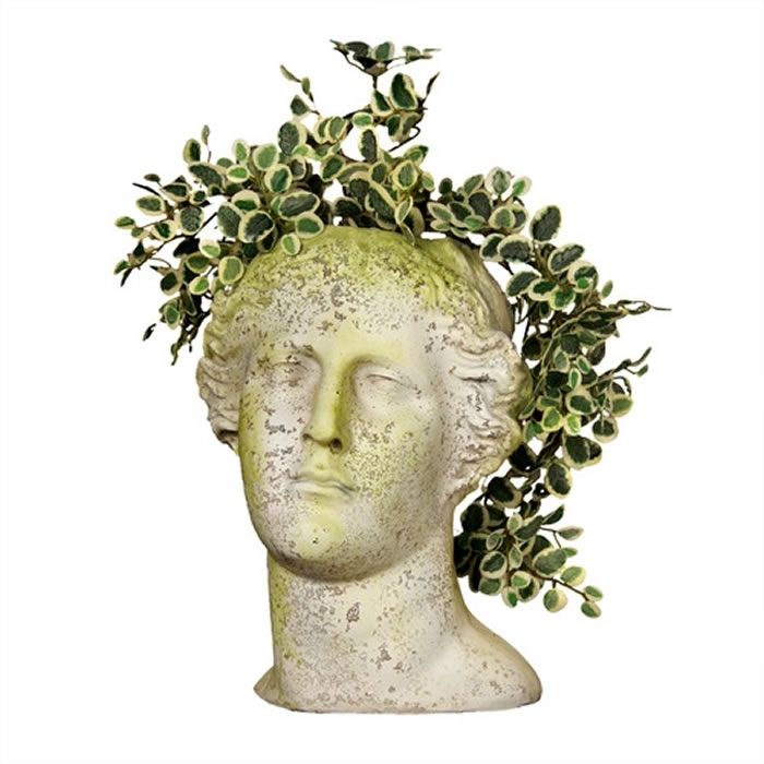 Venus Head Bust Garden Planter