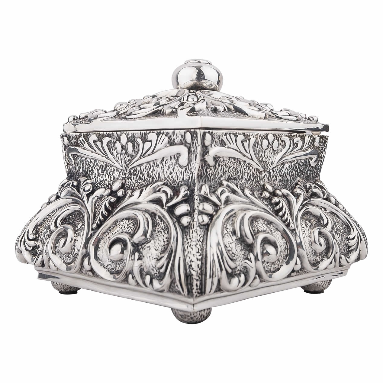 Silver Classic Cremation Urn