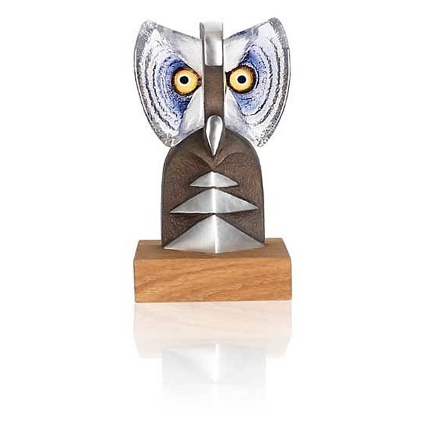 Strix Owl Sculpture by Mats Jonasson Limited Edition 